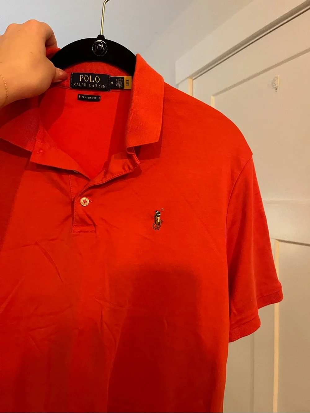 Polo by Ralph Lauren Men's Coral/Red Short-Sleeve Polo Shirt